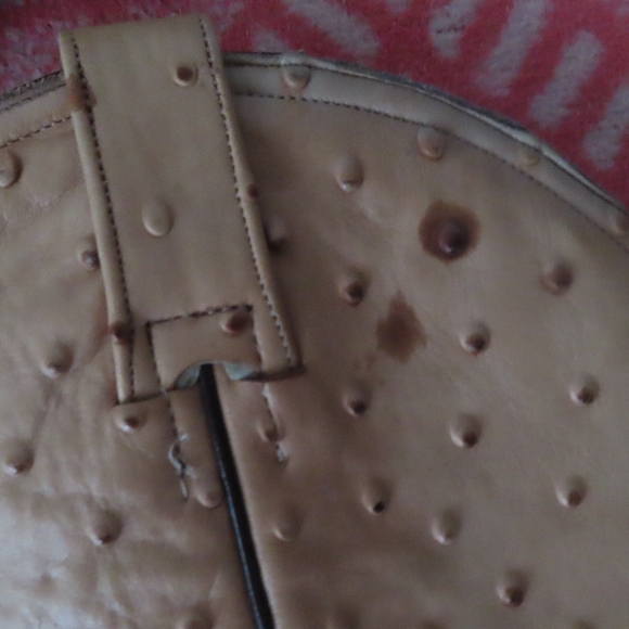 vintage Rogers Boots Western Cowboy Ostrich - Cream White - Size 10.0 - Picture 8 of 12